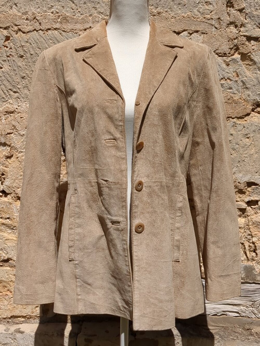Suede Jacket M Real Suede Croft & Barrow